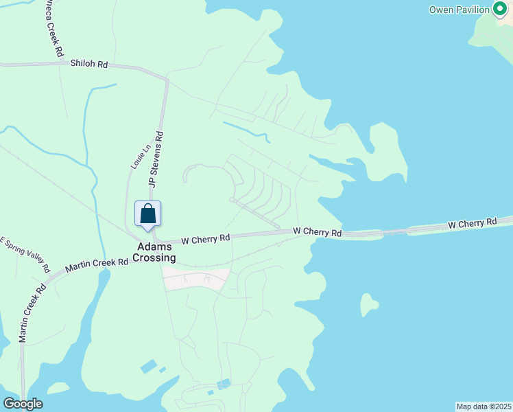 map of restaurants, bars, coffee shops, grocery stores, and more near 711 Mallard Way in Seneca