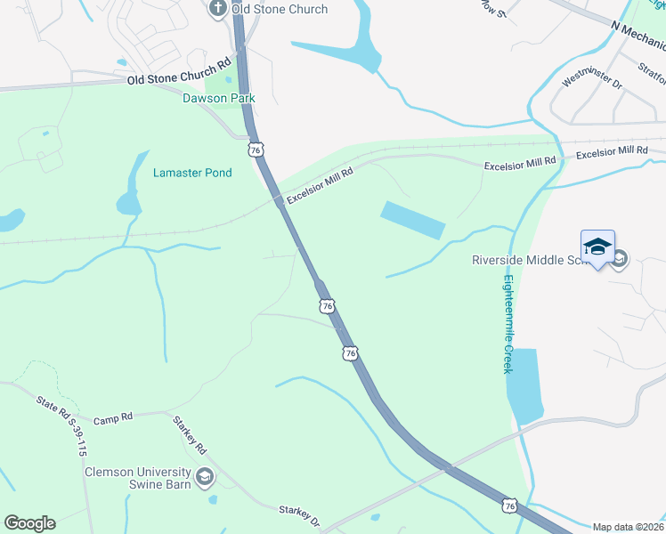 map of restaurants, bars, coffee shops, grocery stores, and more near 115 McDowell Street in Pendleton