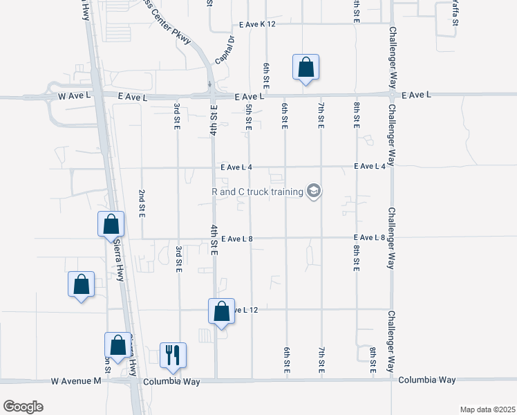 map of restaurants, bars, coffee shops, grocery stores, and more near in Hi Vista