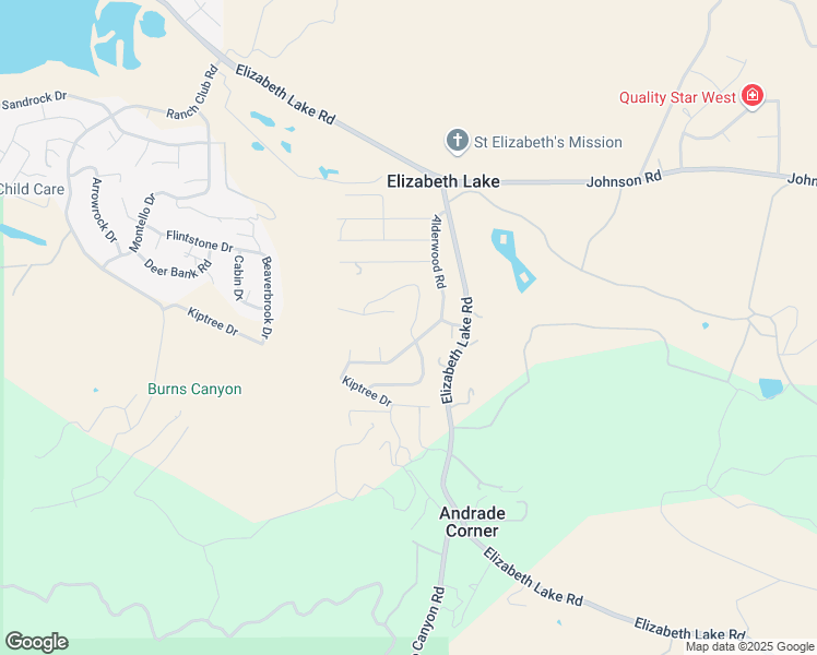 map of restaurants, bars, coffee shops, grocery stores, and more near 42621 Gumtree Drive in Lake Hughes