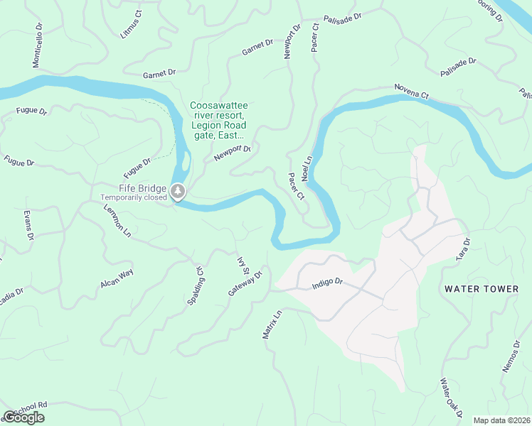 map of restaurants, bars, coffee shops, grocery stores, and more near 134 Hamlet Court in Ellijay