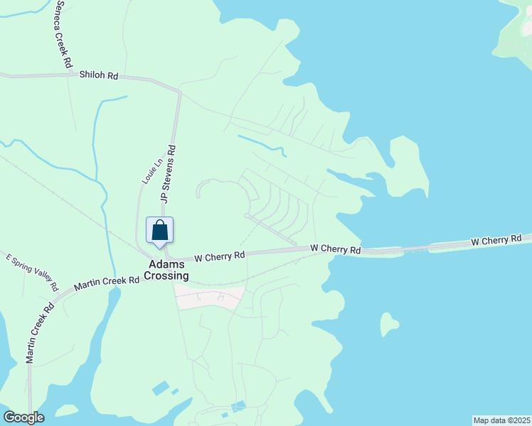 map of restaurants, bars, coffee shops, grocery stores, and more near 711 Mallard Way in Seneca