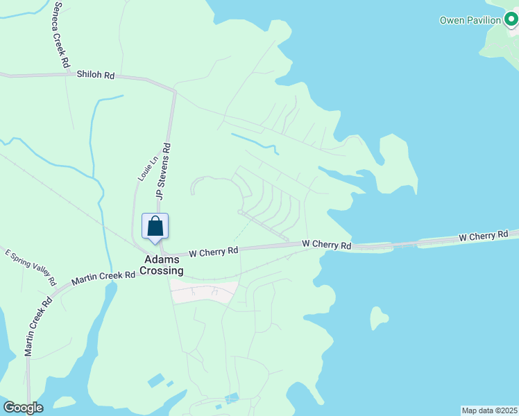 map of restaurants, bars, coffee shops, grocery stores, and more near 711 Mallard Way in Seneca