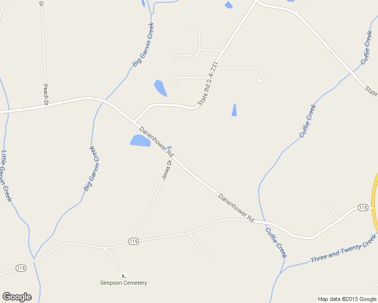 map of restaurants, bars, coffee shops, grocery stores, and more near 2101 Danenhower Road in Pendleton