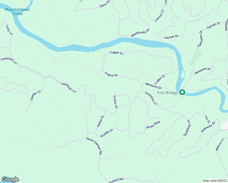 map of restaurants, bars, coffee shops, grocery stores, and more near 164 Evans Drive in Ellijay