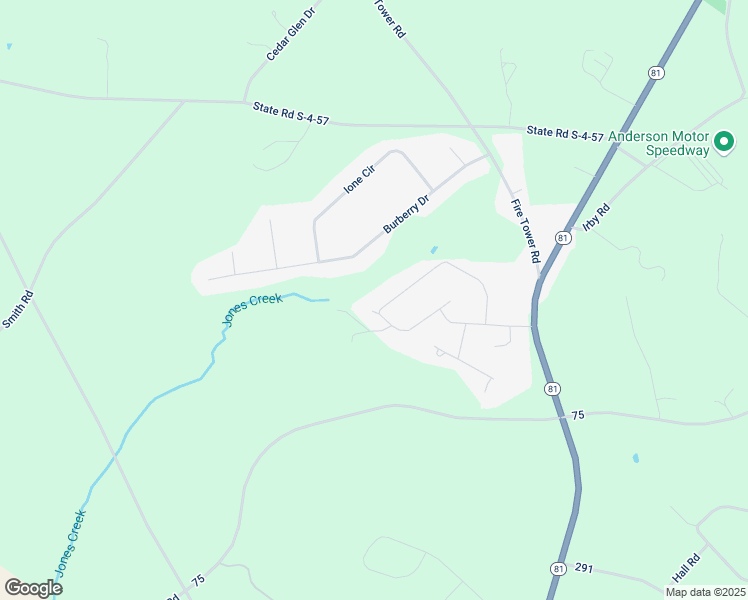 map of restaurants, bars, coffee shops, grocery stores, and more near 232 Lewis Road in Williamston