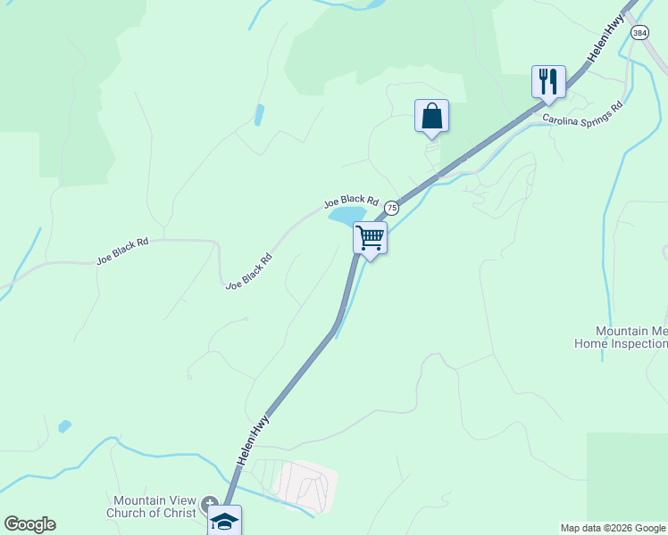 map of restaurants, bars, coffee shops, grocery stores, and more near 513 Windy Acres Road in Cleveland
