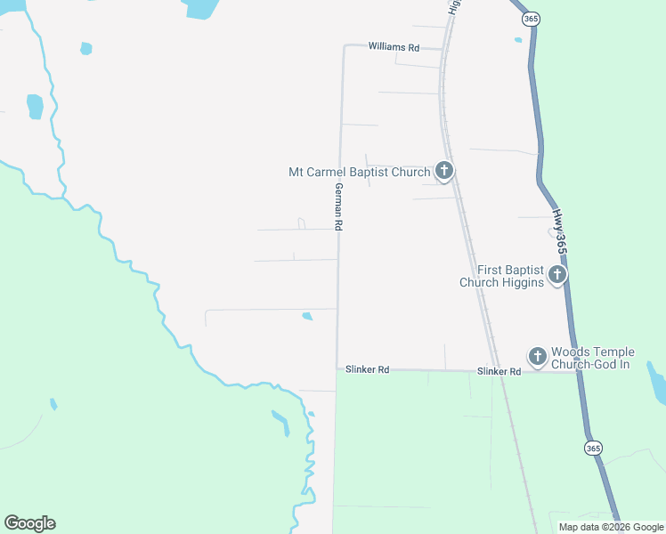 map of restaurants, bars, coffee shops, grocery stores, and more near 3610 Tony Road in Little Rock