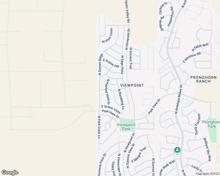 map of restaurants, bars, coffee shops, grocery stores, and more near 7151 East Queenswood Drive in Prescott Valley