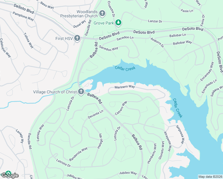 map of restaurants, bars, coffee shops, grocery stores, and more near 38 Marinero Way in Hot Springs Village