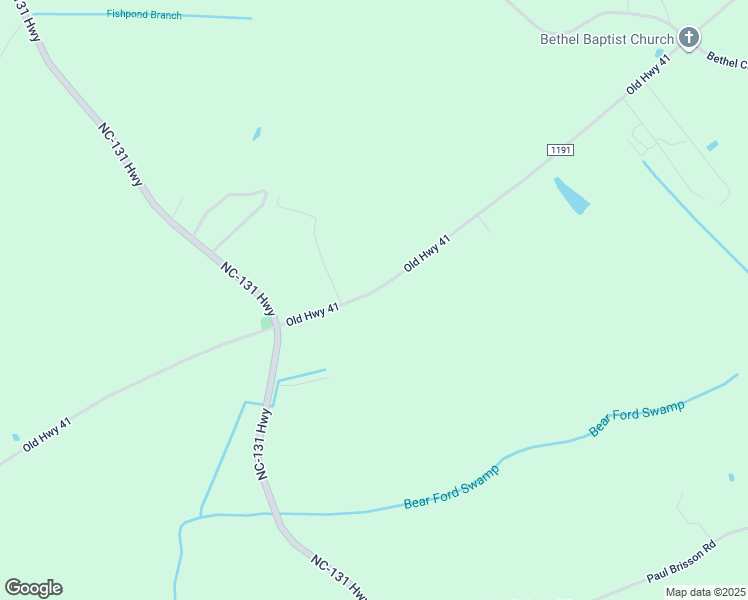map of restaurants, bars, coffee shops, grocery stores, and more near 1683 Old Highway 41 in Bladenboro