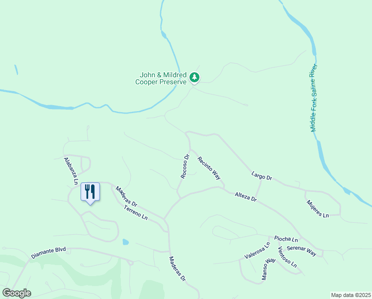 map of restaurants, bars, coffee shops, grocery stores, and more near 2 Ruedo Lane in Hot Springs Village