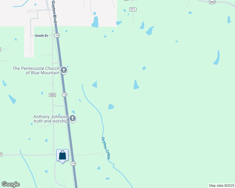 map of restaurants, bars, coffee shops, grocery stores, and more near Merritt Road in Blue Mountain