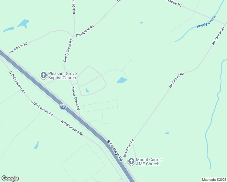 map of restaurants, bars, coffee shops, grocery stores, and more near 362 Green Meadows Circle in Fountain Inn