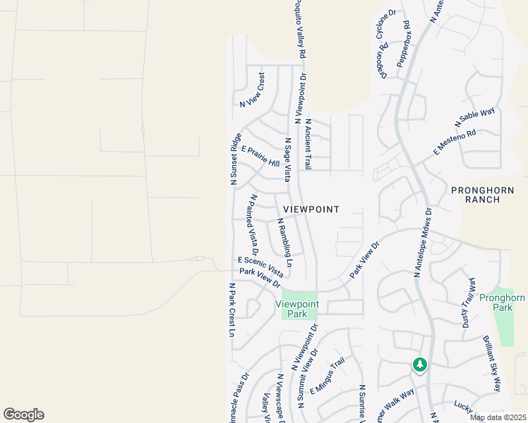 map of restaurants, bars, coffee shops, grocery stores, and more near 7151 East Queenswood Drive in Prescott Valley