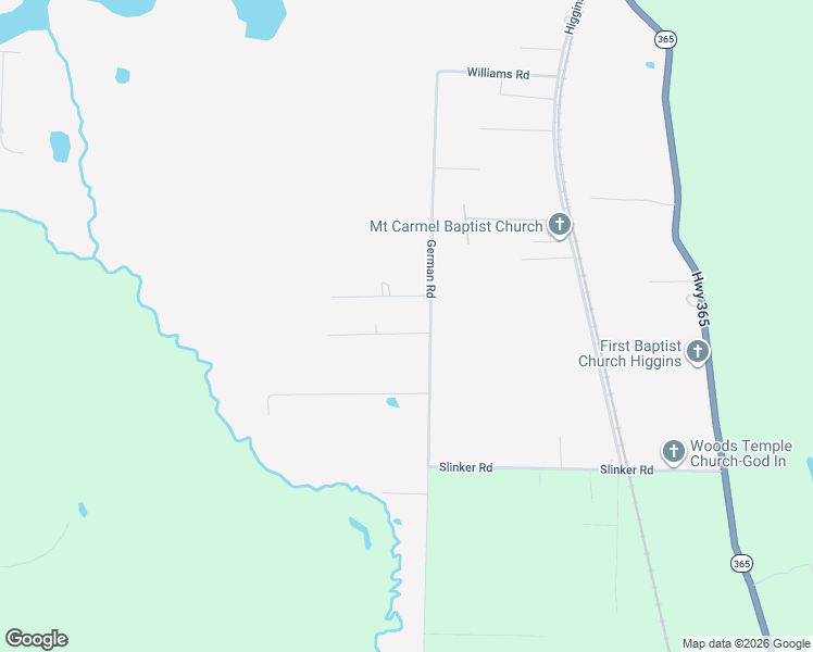 map of restaurants, bars, coffee shops, grocery stores, and more near 3610 Tony Road in Little Rock