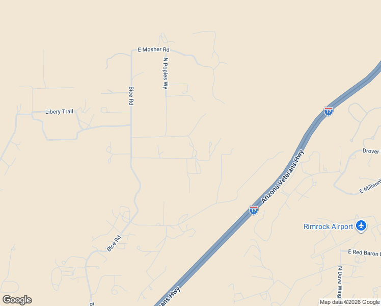 map of restaurants, bars, coffee shops, grocery stores, and more near 2780 E Outlaw Way in Lake Montezuma