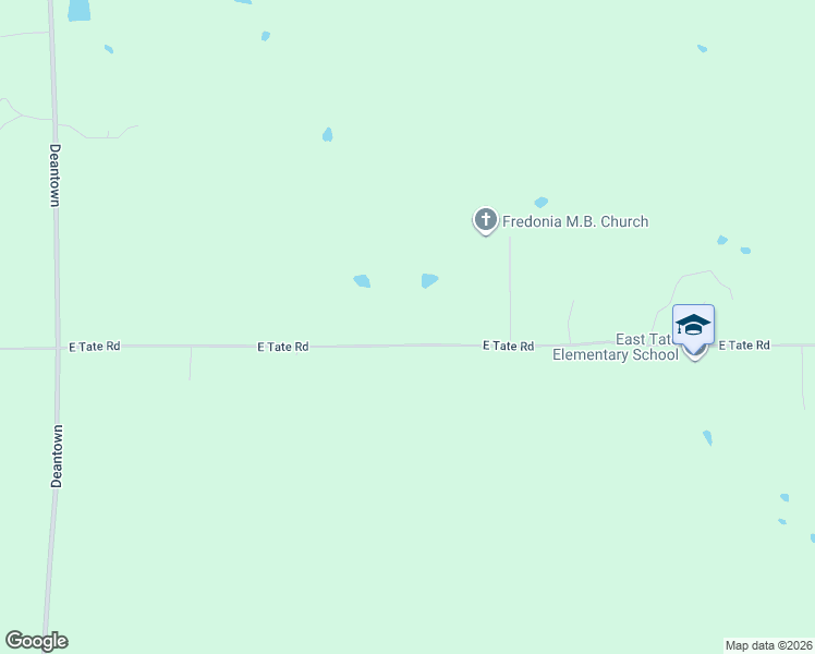 map of restaurants, bars, coffee shops, grocery stores, and more near 6193 East Tate Road in Coldwater