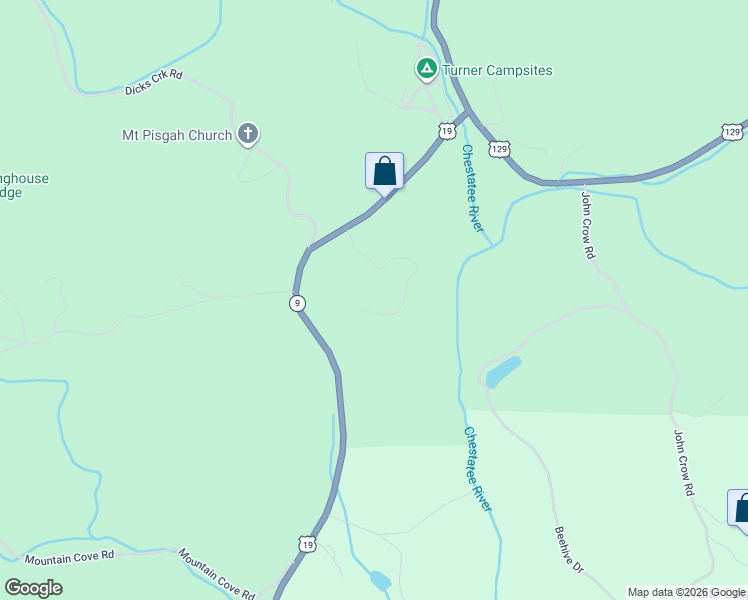 map of restaurants, bars, coffee shops, grocery stores, and more near Highland Trail in Cleveland