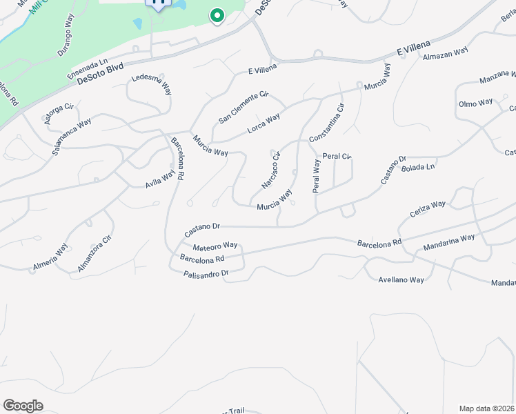 map of restaurants, bars, coffee shops, grocery stores, and more near 38 Murcia Way in Hot Springs Village