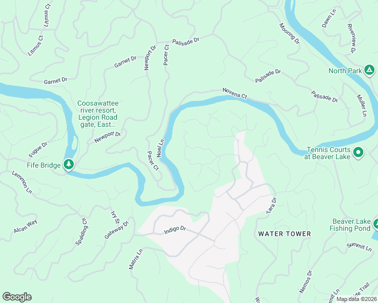 map of restaurants, bars, coffee shops, grocery stores, and more near 285 Cypress Circle in Ellijay