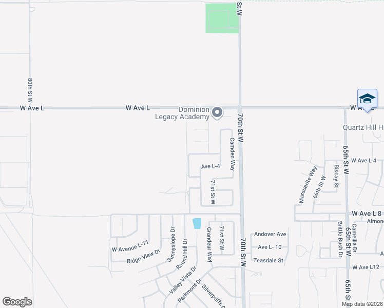 map of restaurants, bars, coffee shops, grocery stores, and more near 7161 Hemlock Avenue in Lancaster