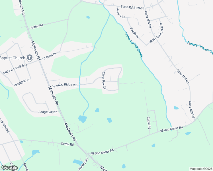 map of restaurants, bars, coffee shops, grocery stores, and more near 4116 Doe Ridge Lane in Lancaster