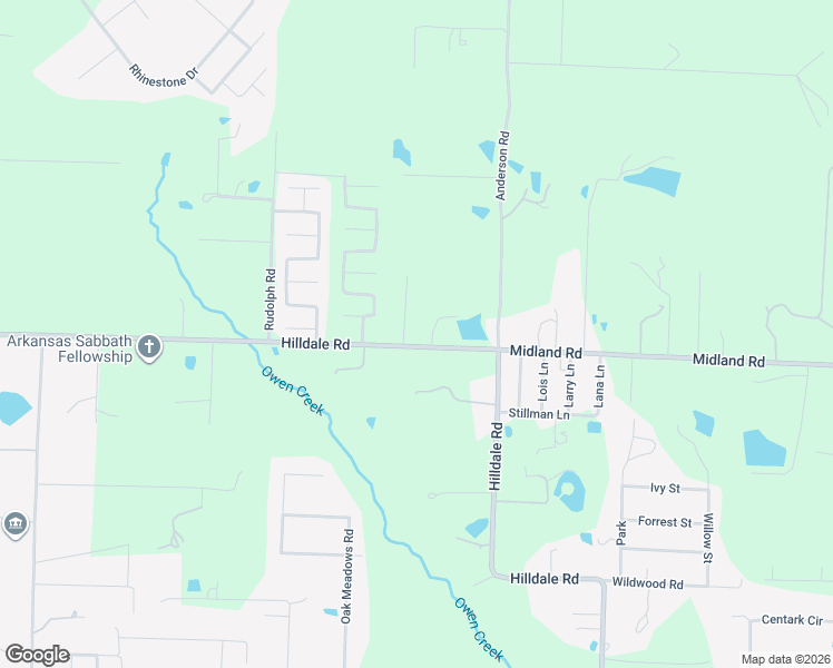 map of restaurants, bars, coffee shops, grocery stores, and more near 2812 Hilldale Road in Alexander