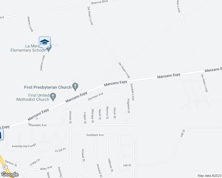 map of restaurants, bars, coffee shops, grocery stores, and more near 346 Gorman Avenue in Belen