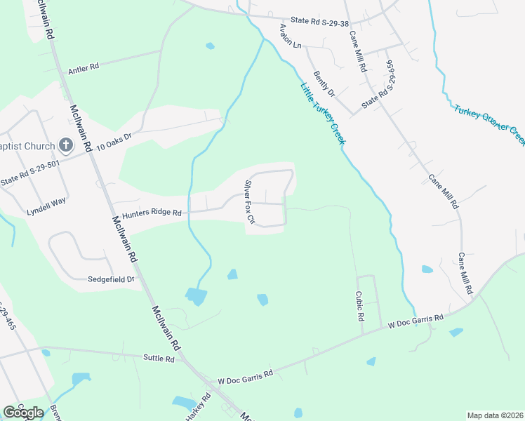 map of restaurants, bars, coffee shops, grocery stores, and more near 4116 Doe Ridge Lane in Lancaster
