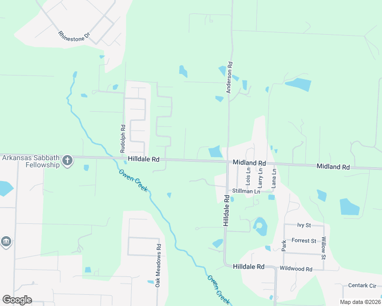 map of restaurants, bars, coffee shops, grocery stores, and more near 2812 Hilldale Road in Alexander