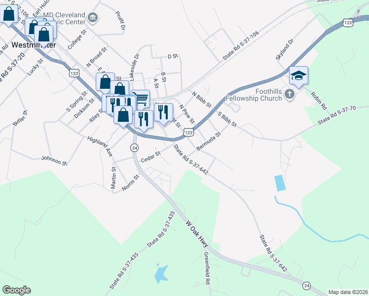 map of restaurants, bars, coffee shops, grocery stores, and more near 199 Small Street in Westminster