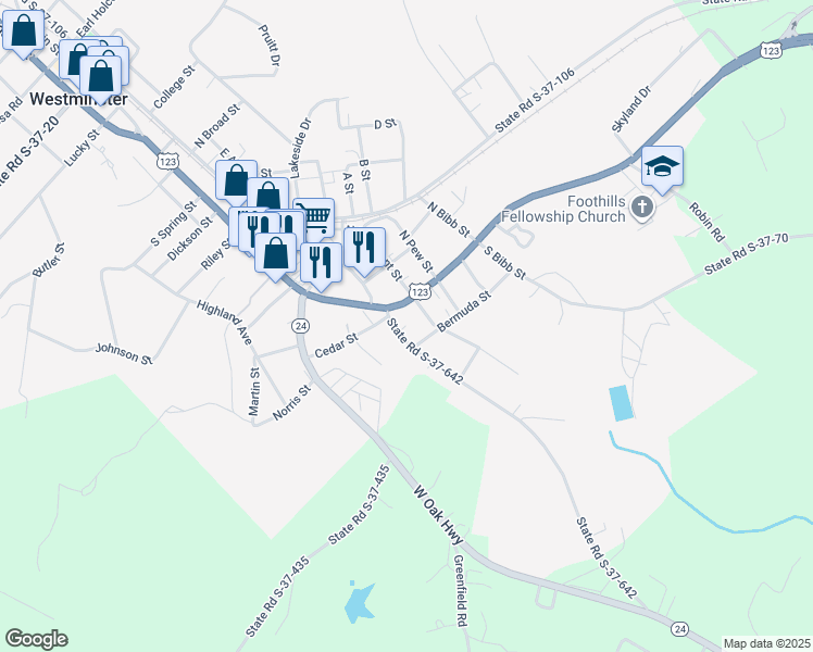 map of restaurants, bars, coffee shops, grocery stores, and more near 199 Small Street in Westminster