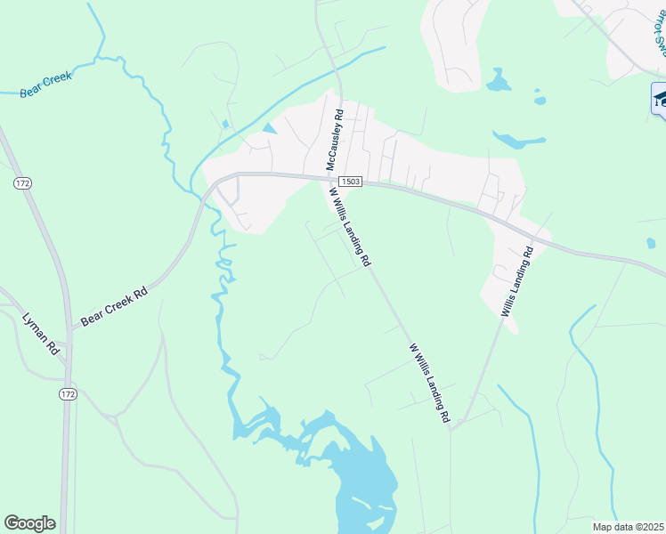 map of restaurants, bars, coffee shops, grocery stores, and more near 313 Burley Drive in Hubert