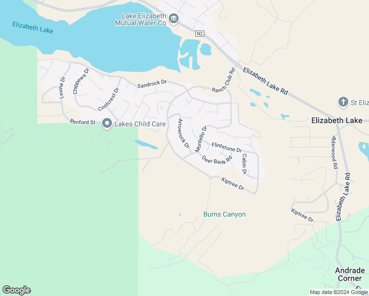 map of restaurants, bars, coffee shops, grocery stores, and more near 42625 Arrowrock Drive in Lake Hughes