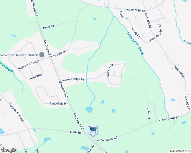 map of restaurants, bars, coffee shops, grocery stores, and more near 3002 Setters Lane in Lancaster