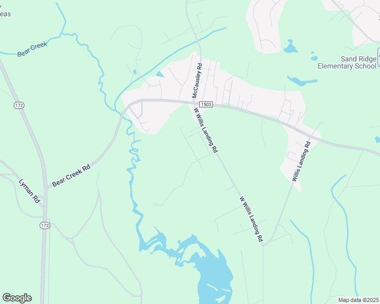 map of restaurants, bars, coffee shops, grocery stores, and more near 310 Burley Drive in Hubert