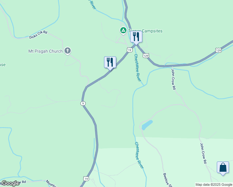 map of restaurants, bars, coffee shops, grocery stores, and more near 300 Highland Trail in Cleveland