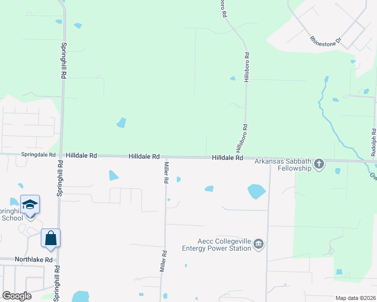 map of restaurants, bars, coffee shops, grocery stores, and more near 4600 Hilldale Road in Alexander