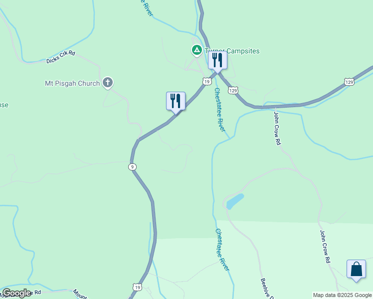 map of restaurants, bars, coffee shops, grocery stores, and more near 300 Highland Trail in Cleveland