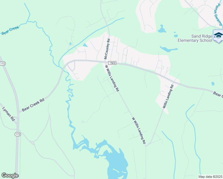 map of restaurants, bars, coffee shops, grocery stores, and more near 202 Lanieve Court in Hubert