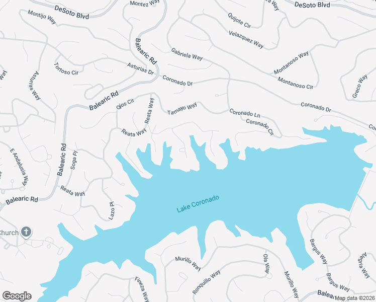map of restaurants, bars, coffee shops, grocery stores, and more near 22 Caribe Place in Hot Springs Village