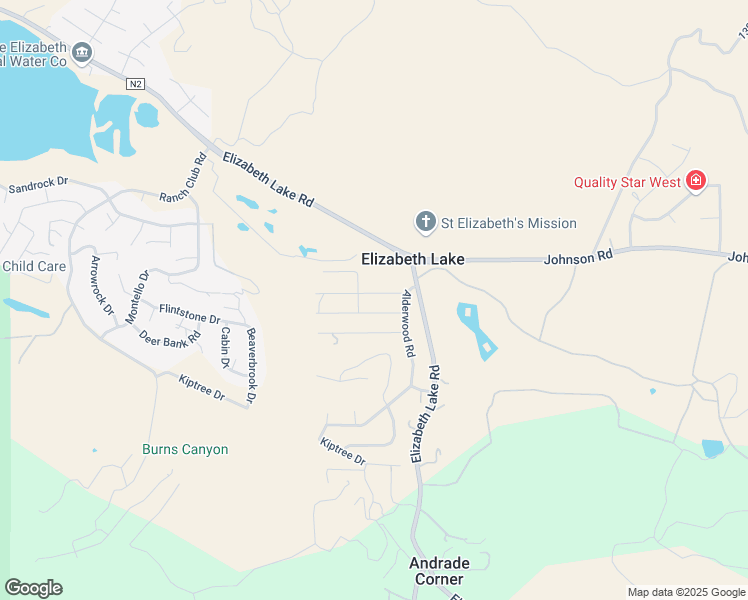 map of restaurants, bars, coffee shops, grocery stores, and more near 14336 Boxtree Drive in Lake Hughes
