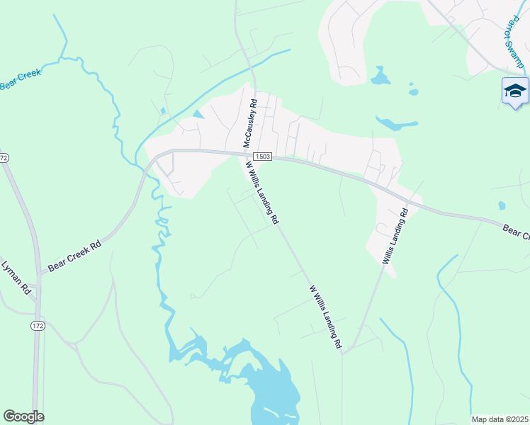 map of restaurants, bars, coffee shops, grocery stores, and more near 313 Burley Drive in Hubert
