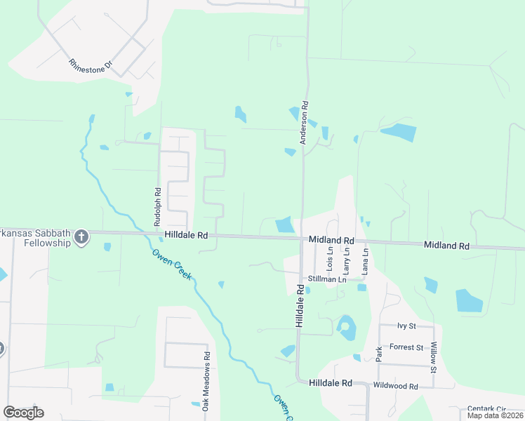 map of restaurants, bars, coffee shops, grocery stores, and more near 2616 Hilldale Road in Alexander