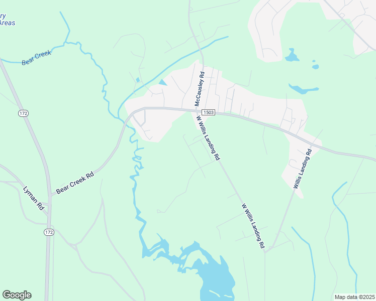 map of restaurants, bars, coffee shops, grocery stores, and more near 424 West Willis Landing Road in Hubert