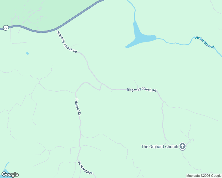 map of restaurants, bars, coffee shops, grocery stores, and more near 755 Ridgeway Church Road in Ellijay