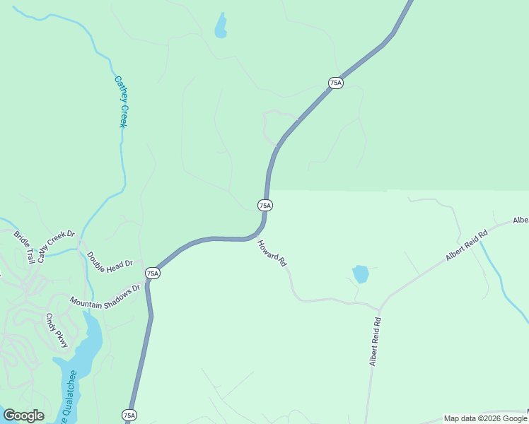 map of restaurants, bars, coffee shops, grocery stores, and more near State Highway 75 Alt in Cleveland