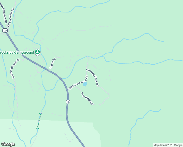 map of restaurants, bars, coffee shops, grocery stores, and more near 359 Wild Horse Cove Circle in Cleveland