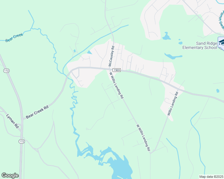 map of restaurants, bars, coffee shops, grocery stores, and more near 201 Lanieve Court in Hubert